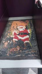 Vloerkleed kerstman, handgeweven, gereinigd, Huis en Inrichting, Ophalen, Gebruikt, Rechthoekig