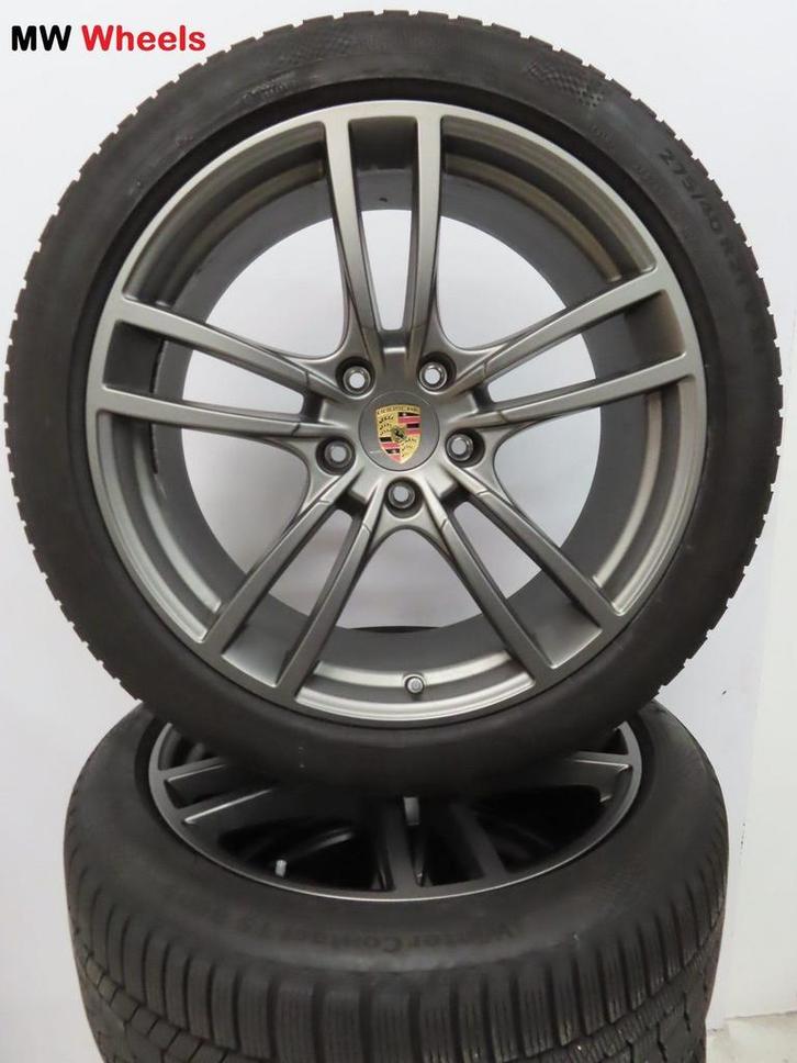 Originele Porsche Cayenne coupe 21 inch velgen winterbanden, Auto-onderdelen, Banden en Velgen, Banden en Velgen, Winterbanden