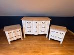 Ensemble commode et tables de chevet, Huis en Inrichting, Ophalen of Verzenden, Zo goed als nieuw