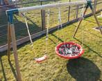 Stevige houten schommel, Kinderen en Baby's, Speelgoed | Buiten | Speeltoestellen, Ophalen, Zo goed als nieuw, Schommel