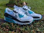 Nike Air Max 90 FB8570-101 Wit/Blauwgroen Nevel/Zwart/Cool G, Sport en Fitness, Ophalen of Verzenden, Zo goed als nieuw, Nike