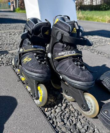 Sk8 hero rollerskates met bescherming PERFECTE STAAT!! beschikbaar voor biedingen