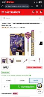 Luke Littler G1 Prodigy 24gram, Sport en Fitness, Darts, Ophalen of Verzenden, Gebruikt