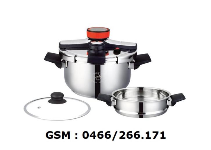 Autocuiseur Royal Swiss 10 Litres, Inox, Induction, Huis en Inrichting, Keuken | Potten en Pannen, Nieuw, Kookpan of Snelkookpan