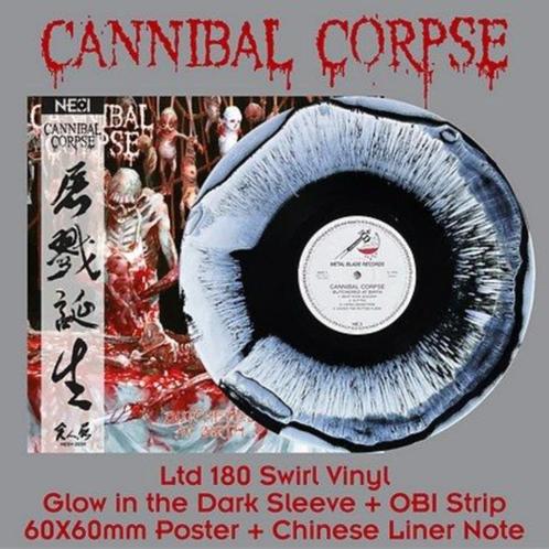 CANNIBAL CORPSE - Butchered At Birth (Swirl Vinyl)NIEUW, Cd's en Dvd's, Vinyl | Hardrock en Metal, Nieuw in verpakking, Verzenden