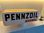 Pennzoil benzinepomp lichtbak globe, Verzamelen, Ophalen, Zo goed als nieuw
