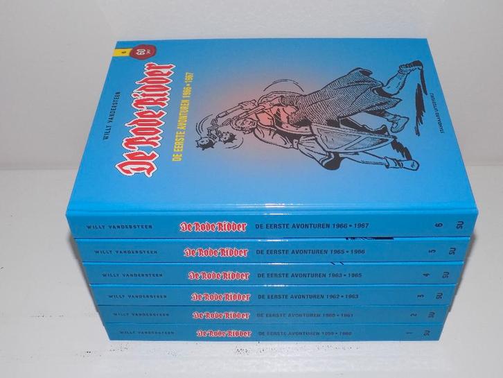 De rode ridder ~ Complete serie Integrale hardcovers 1 t/m 6, Livres, BD, Comme neuf, Série complète ou Série, Enlèvement ou Envoi