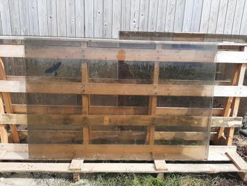 4 stukken bruin glas 2 afmetingen beschikbaar voor biedingen