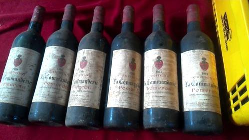 fles 1994 chat la commanderie p stuk ref12304674, Verzamelen, Wijnen, Nieuw, Rode wijn, Frankrijk, Vol, Ophalen of Verzenden