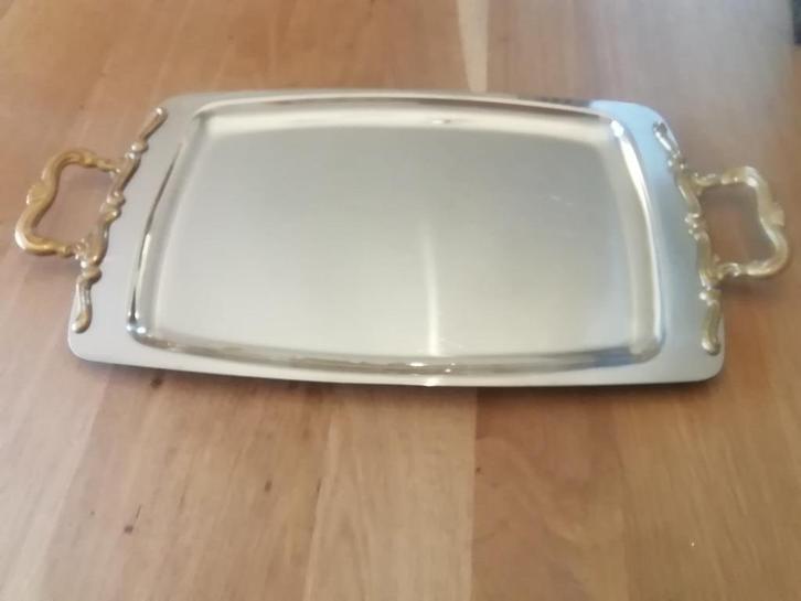 Plateau avec poignées en bronze doré, Antiquités & Art, Antiquités | Bronze & Cuivre, Bronze, Enlèvement ou Envoi