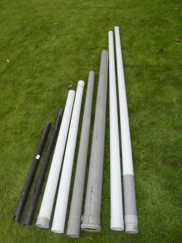 afvoer buizen, Doe-het-zelf en Bouw, Buizen en Afvoer, Zo goed als nieuw, Afvoer, PVC, Minder dan 2 meter, 60 tot 80 mm, Ophalen