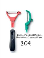 Click serie dunschiller Nieuw set 20euro! Nieuw!, Huis en Inrichting, Keuken | Tupperware, Ophalen of Verzenden, Nieuw