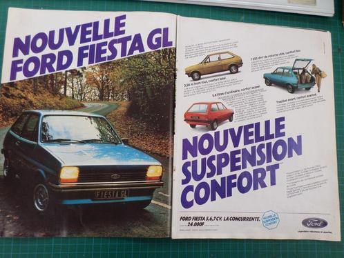 Ford Fiesta - publicité papier - 1980, Verzamelen, Merken en Reclamevoorwerpen, Gebruikt, Overige typen, Ophalen of Verzenden
