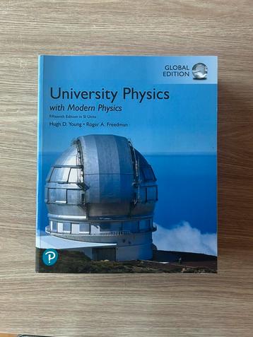 Universitey Physics with modern physics beschikbaar voor biedingen