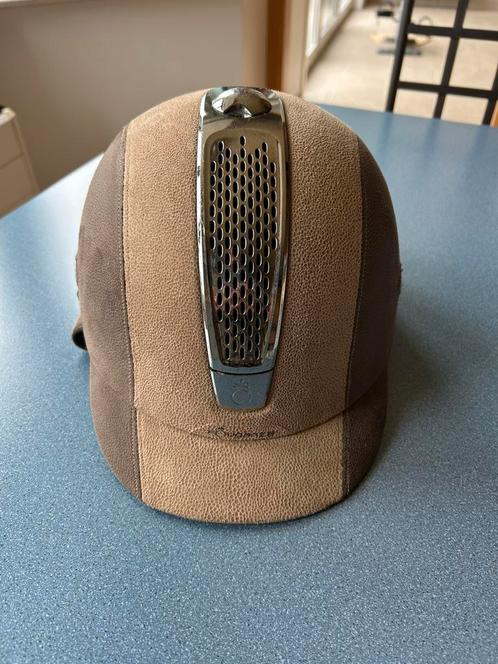 Fouganza C700 rijbom   Maat 58, Dieren en Toebehoren, Paardrijkleding, Gebruikt, Cap, Ophalen of Verzenden