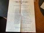 Oude brief van koffies BEUKELAER 1963 . Mooi bij verzameling, Ophalen of Verzenden