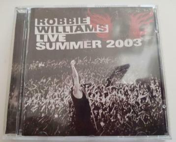 CD Robbie Williams Live, été 2003, Pop Rock, Enlèvement ou Envoi