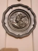 Vitange German Siegfred Von Niederland Pewter Wall Plate, Enlèvement ou Envoi