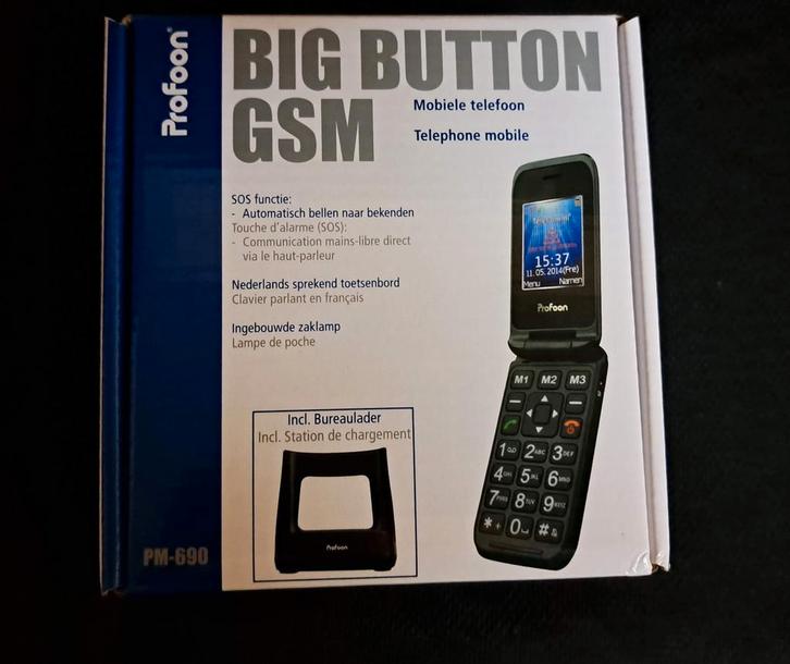 SENIOREN  GSM, Telecommunicatie, Mobiele telefoons | Nokia, Zo goed als nieuw, Zwart, Ophalen of Verzenden