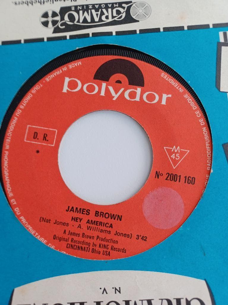 Funk 45: James Brown – Hey America, Gebruikt, 7 inch, Single, Ophalen of Verzenden