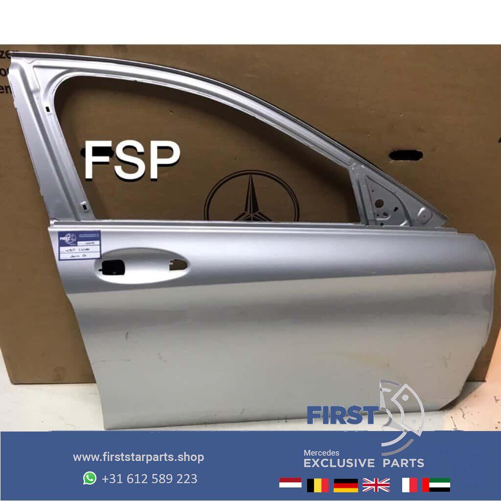 W205 deur rechtsvoor Mercedes C Klasse zilvergrijs portier r, Gebruikt, -, Deur, Ophalen of Verzenden