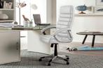 VX Wit Bureaustoelen NIEUW Lederlook laatste stuks +Levering, Enlèvement, Neuf, Blanc, Chaise de bureau