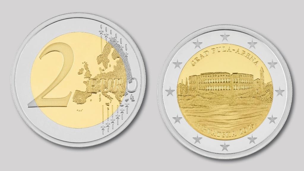 2 euro Croatie 2025 Pula, Timbres & Monnaies, Monnaies | Europe | Monnaies euro, Enlèvement ou Envoi, Autres pays, 2 euros, Monnaie en vrac