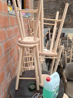 Nieuwe barkrukken massief beuk bar cafe horeca lot partij, Ophalen of Verzenden