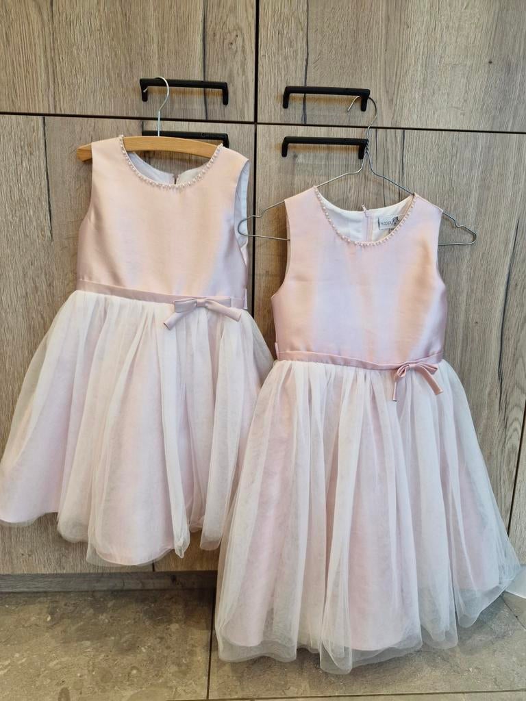 2 cocktail kleedjes van Happy girls, Kinderen en Baby's, Kinderkleding | Overige, Ophalen