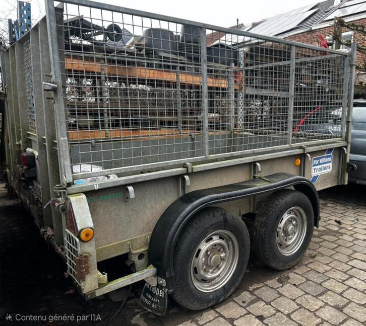 Remorque Ifor Williams 2,50m, 2,7 tonnes, grilles et hayon, Animaux & Accessoires, Chevaux & Poneys | Semi-remorques & Remorques
