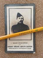 OORLOG14-18 Soldaat 12Liniereg CapoenYpergesneuveld10/1918, Verzamelen, Bidprentjes en Rouwkaarten, Ophalen of Verzenden, Bidprentje
