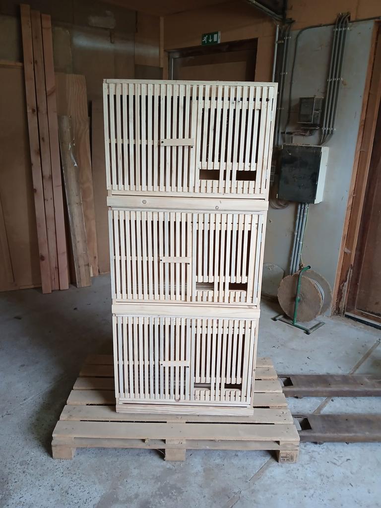 Duiven kweekbak, Ophalen, Zo goed als nieuw