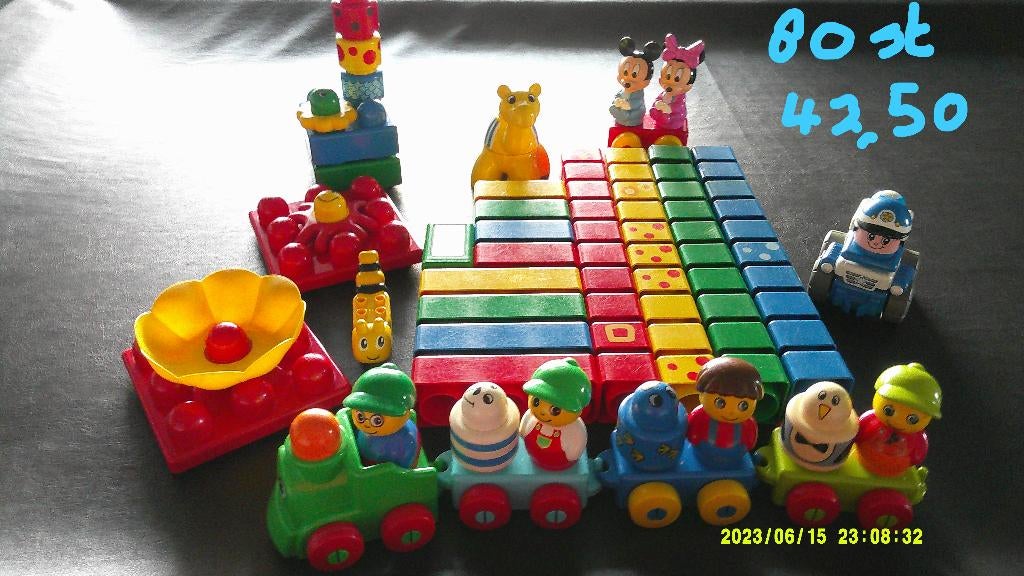 80-50-32 stuks Lego primo, baby Duplo., Kinderen en Baby's, Speelgoed | Duplo en Lego, Ophalen of Verzenden, Zo goed als nieuw