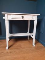 WITTE LANDELIJKE SIDETABLE - 125,-€, Huis en Inrichting, Ophalen, Gebruikt, 50 tot 100 cm, Landelijk