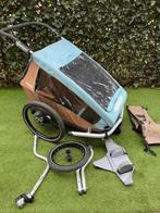 croozer fietskar 2 kinderen met vering en toebehoren, Fietsen en Brommers, Ophalen, Gebruikt, Opvouwbaar, Croozer
