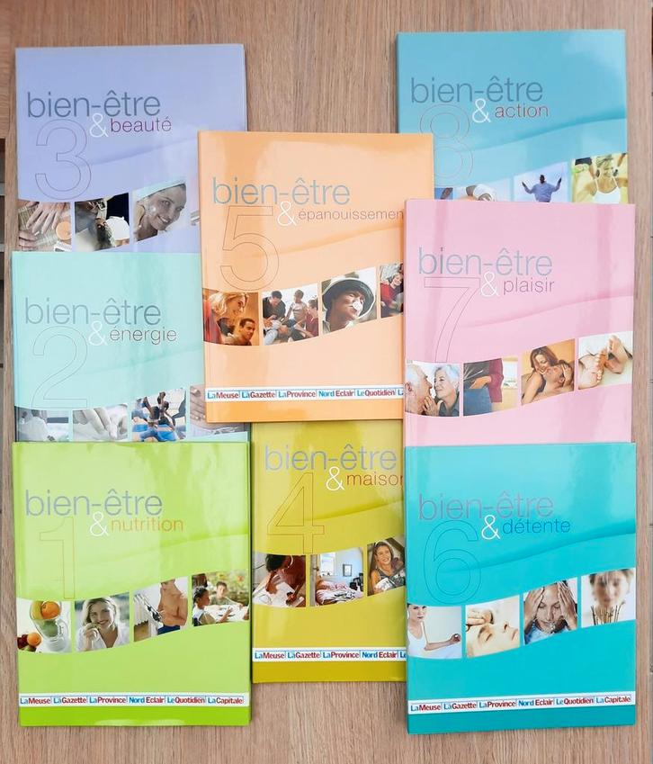 8 Livres sur le bien-être, Boeken, Gezondheid, Dieet en Voeding, Nieuw, Ophalen
