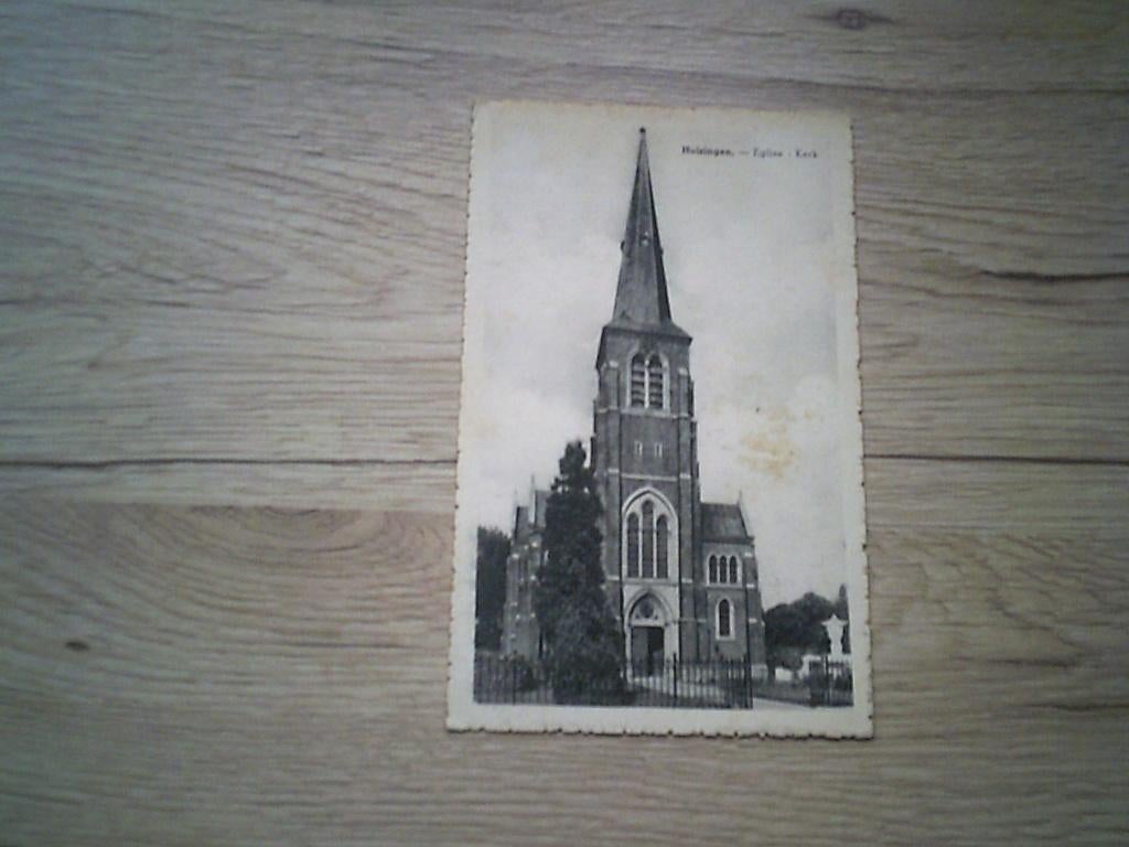 HUIZINGEN: De Kerk, Collections, Cartes postales | Belgique, Enlèvement ou Envoi, 1920 à 1940, Non affranchie, Brabant Flamand