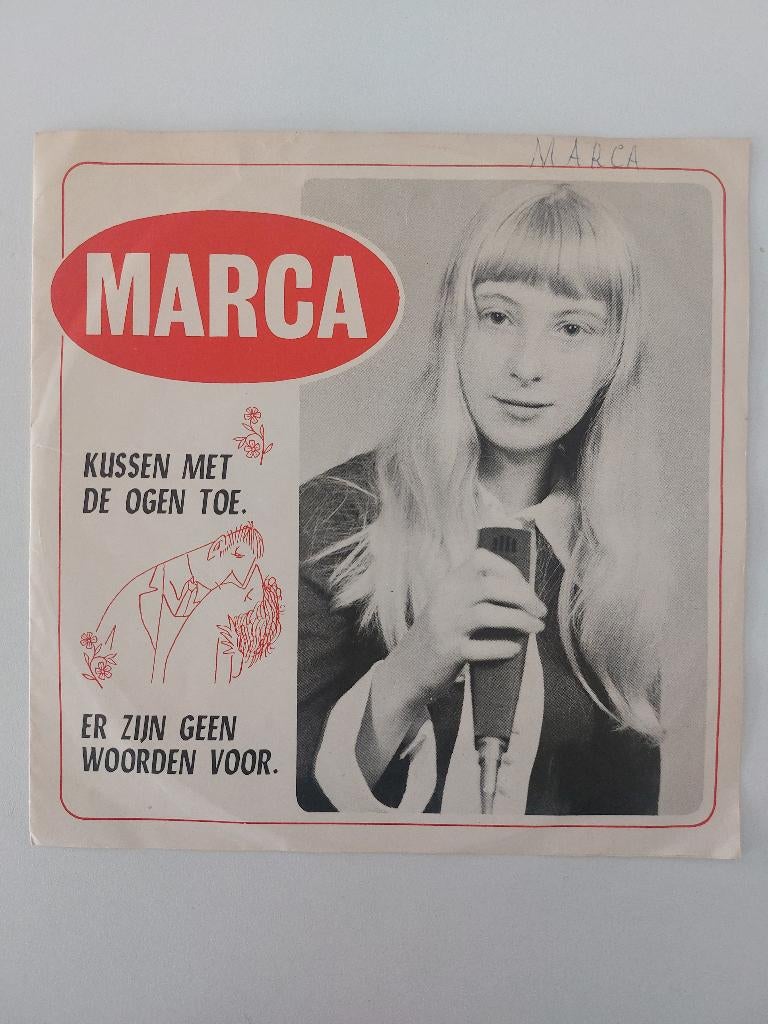 Marca - Kussen Met De Ogen Toe / Er Zijn Geen Woorden Voor, CD & DVD, Vinyles Singles, Pressage original, Enlèvement ou Envoi