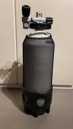 Bouteille de plongée ECS 8l, double robinet, Enlèvement ou Envoi, Comme neuf, Bouteille de plongée