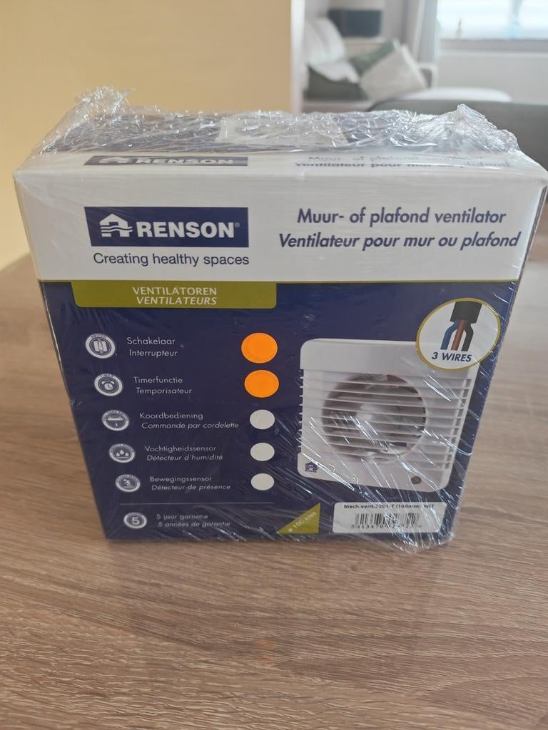 Ventilateur Salle de Bain Tenson 7201-t emballé., Enlèvement