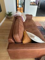 Magnifique fauteuil biplace avec 1 place et pouf, Maison & Meubles, Enlèvement, Utilisé