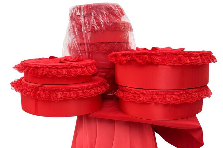 Boîtes décoratives rouges à vendre, Bijoux, Sacs & Beauté, Boîtes de maquillage & Beauty case, Neuf, Rouge, Enlèvement