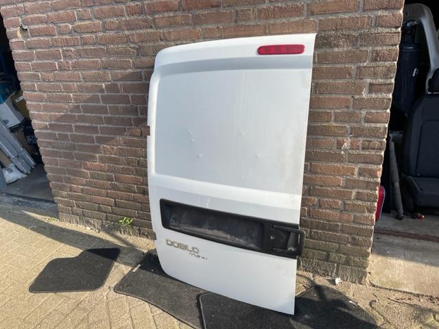 ACHTERDEUR LINKS wit Fiat Doblo (263) (01-2010/12-2023), Auto-onderdelen, Carrosserie, Deur, Fiat, Achter, Links, Gebruikt