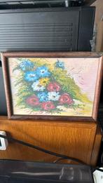 Vintage olieverf stilleven, Ophalen, Minder dan 50 cm, Gebruikt, Minder dan 50 cm