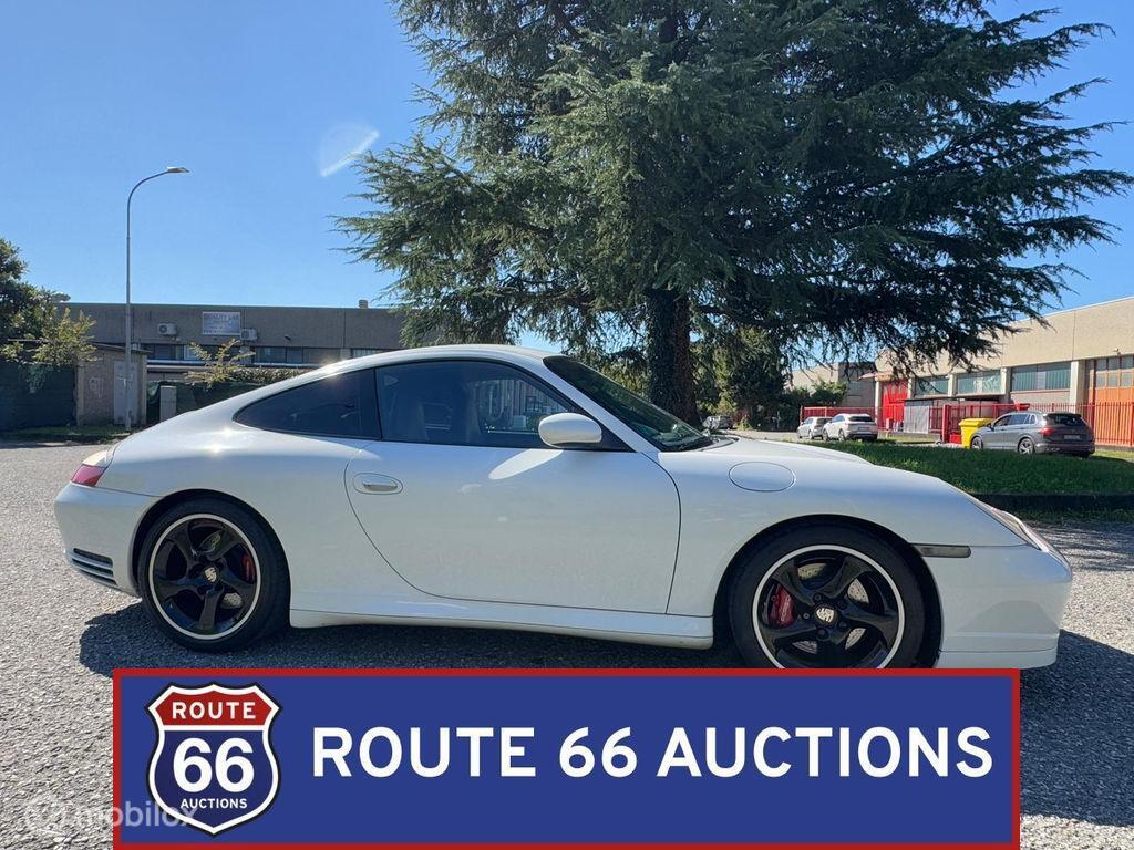 Porsche 911 Carrera 4S Coupe | 2003 | Route 66 Auctions, Auto's, Gebruikt, Zwart, Bedrijf, Handgeschakeld