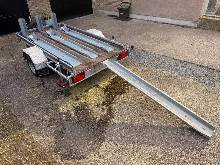 Geremde motor aanhanger 1 of 2 motoren., Auto diversen, Aanhangers en Bagagewagens, Gebruikt, Ophalen