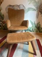 Schommelstoel met voetenbankje, Huis en Inrichting, Ophalen, Zo goed als nieuw