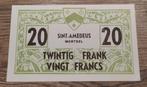 Frais de fondation - 20 Frank Sint-Amedeus Mortsel ('40-'50), Enlèvement ou Envoi, Billets en vrac
