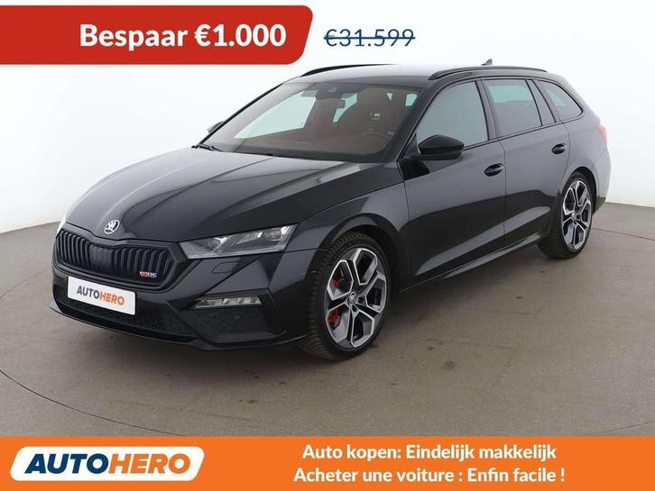 Skoda Octavia 2.0 TSI RS (bj 2023, automaat), Auto's, Skoda, Te koop, Octavia, ABS, Achteruitrijcamera, Airbags, Airconditioning