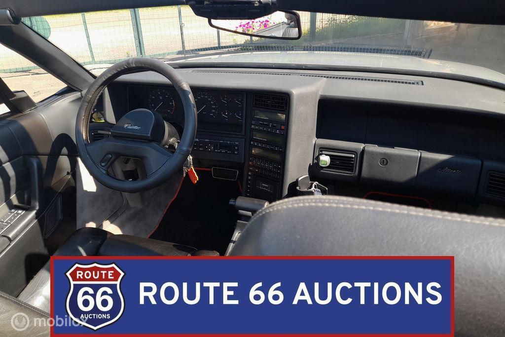 Cadillac Allanté | 1990 | Route 66 Auctions, Cadillac, Zwart, Bedrijf, Handgeschakeld